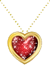 Gif animé bijoux coeur rouge